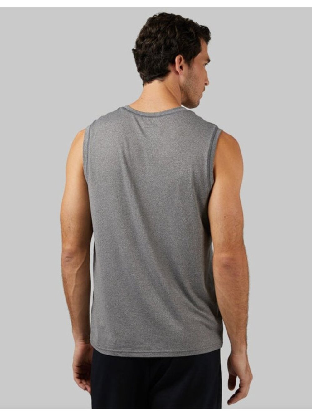 32 Degrees Men's Heather Gray Sleeveless Crew Neck Tank Top Small - Picture 3 of 6